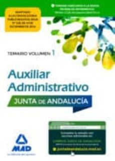 Auxiliar Administrativo De La Junta De Andalucía. Temario Volumen 1