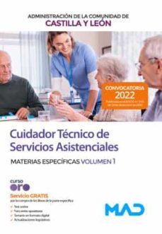 Cuidador Técnico De Servicios Asistenciales Materias Específicas Volumen 1