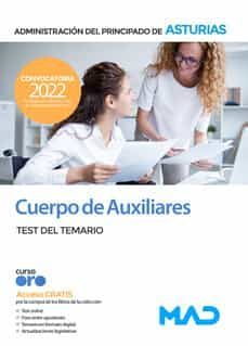 Test Auxiliar Administrativo De La Administracion Del Principado De Asturias