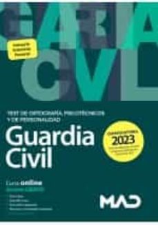 Guardia Civil. Test De Ortografia, Psicotecnicos Y De Personalidad