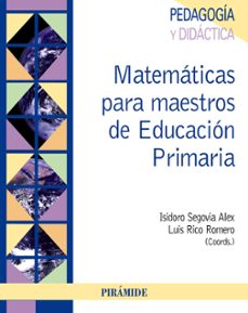 Matematicas Para Maestros De Educacion Primaria