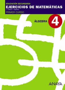 Cuaderno 4 Álgebra (1º Eso)