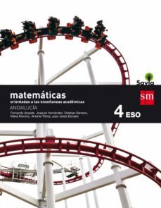 Matemáticas Orientadas A Las Enseñanzas Académicas 4º Eso Savia Andalucía