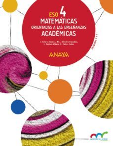 Matemáticas Orientadas A Las Enseñanzas Académicas 4º Eso Aprender Es Crecer En Conexión Trimestres Castellano Andalucia