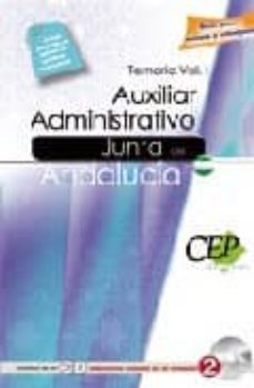 Temario Vol. I Oposiciones Auxiliar Administrativo De La Junta De Andalucia