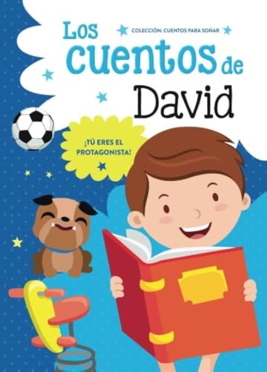 Cuentos Personalizados Con Pegatina David