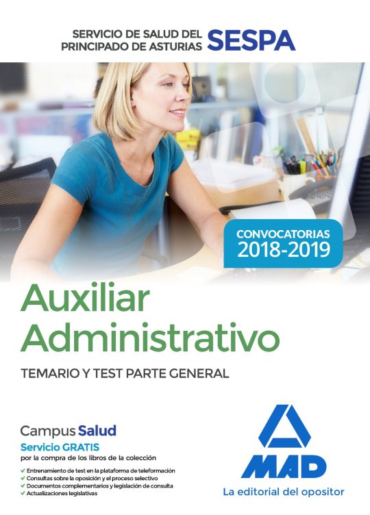 Oposiciones Auxiliar Administrativo Principado De Asturias: Temar Io (Vol.ii): Turno Libre